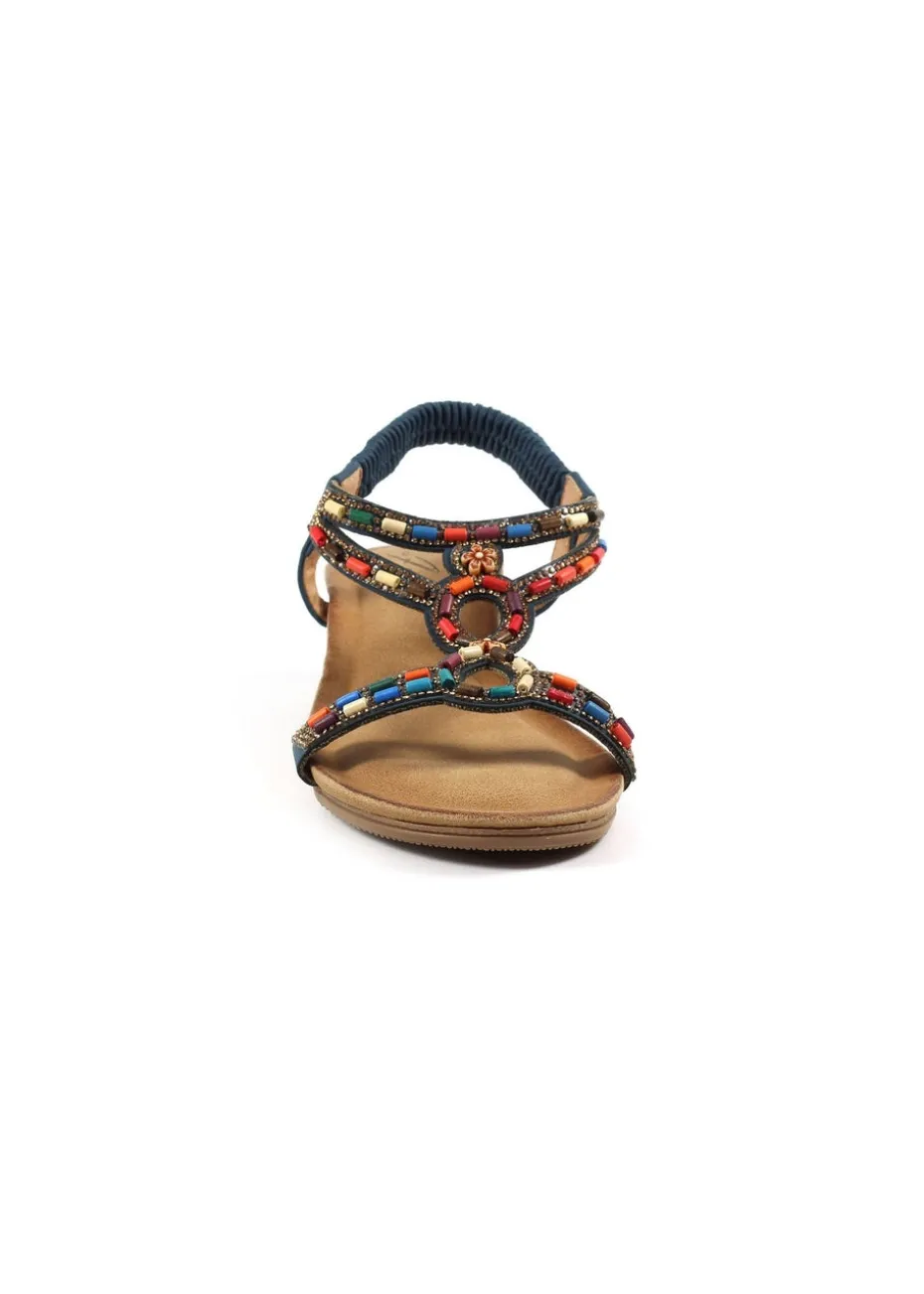 Lunar Blue Epsom Sandal