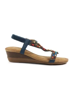 Lunar Blue Epsom Sandal