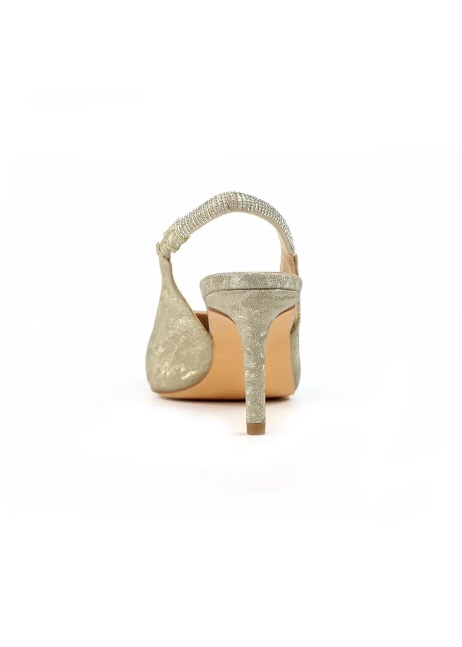 Lunar Gold Janine Sling Back Sandal