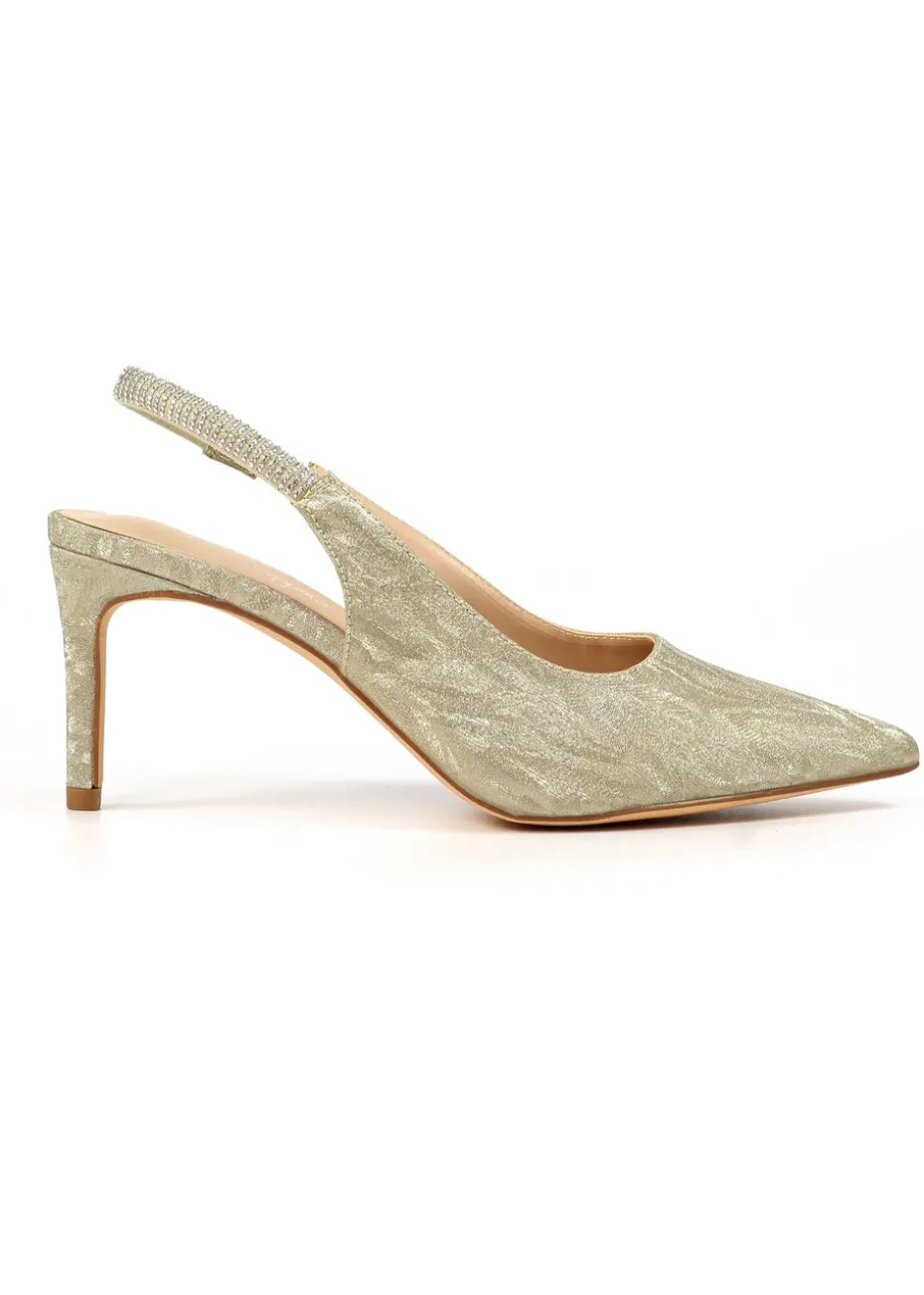 Lunar Gold Janine Sling Back Sandal