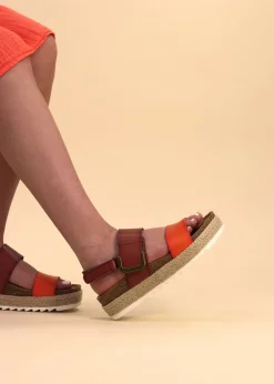 Lunar Orange Deanna II Sandal