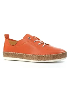 Lunar Orange Evie Plimsoll