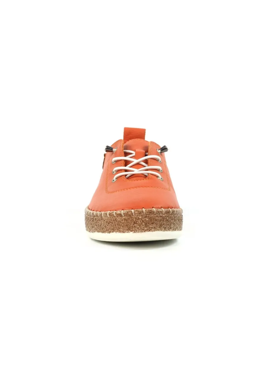 Lunar Orange Evie Plimsoll