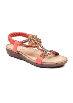 Lunar Orange Mariella Sandal
