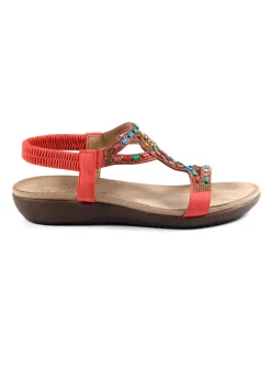 Lunar Orange Mariella Sandal