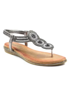 Lunar Pewter Silvia Sandal