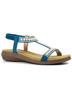 Lunar Teal Tancy Sandal