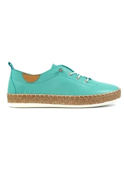 Lunar Turquoise Evie Plimsoll