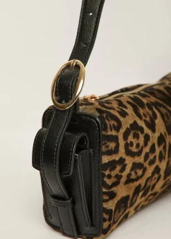 Madein Leopard Belle 90's Box Shoulder Bag