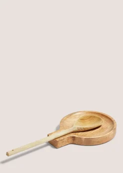 Mango Wood Footed Bowl