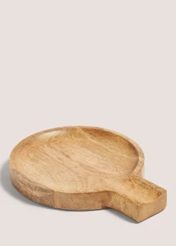 Mango Wood Footed Bowl