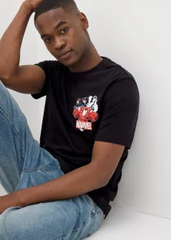 Marvel Black Logo T-Shirt