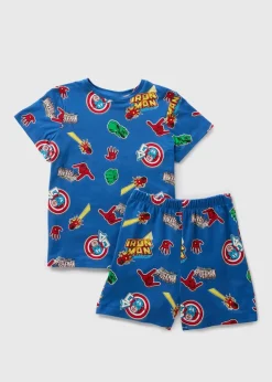 Marvel Boys Blue Pyjama Set (3-13yrs)