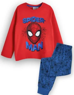 Marvel Boys Blue Spider Man Front Print Pyjama Set (2 - 8 Years)