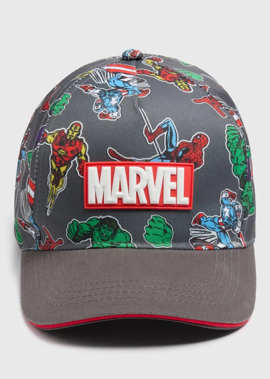 Marvel Boys Grey Cap (3-10yrs)