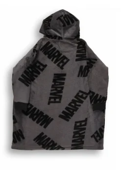Marvel Boys Grey Hooded Blanket