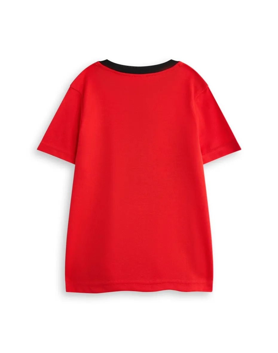 Marvel Boys Red Character Face Pyjama Set (2 - 10 Years)