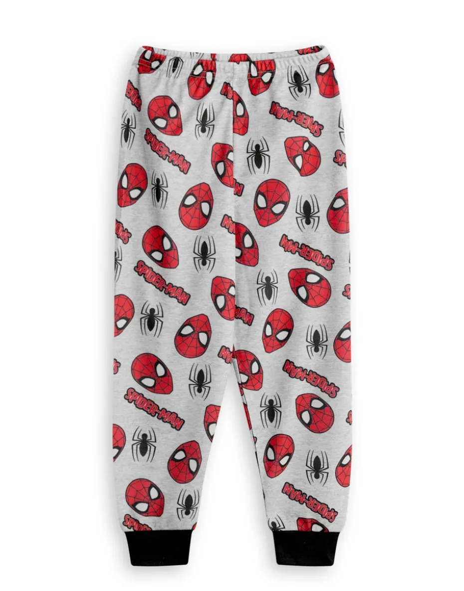 Marvel Boys Red Character Face Pyjama Set (2 - 10 Years)
