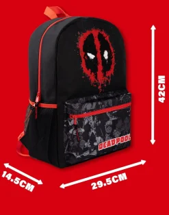 Marvel Deadpool Kids Black Backpack