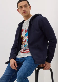 Marvel Grey Avengers Group Washed T-Shirt