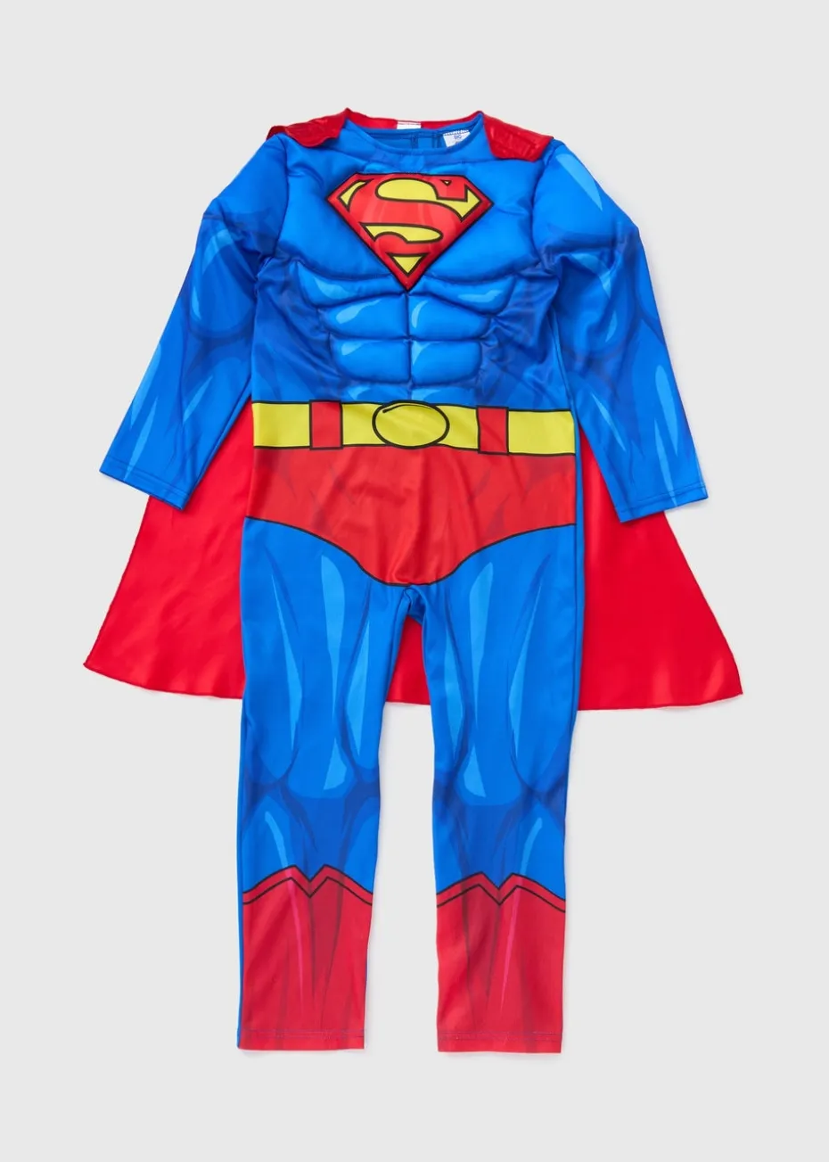 Marvel Kids Blue Superman Costume (3-10yrs)