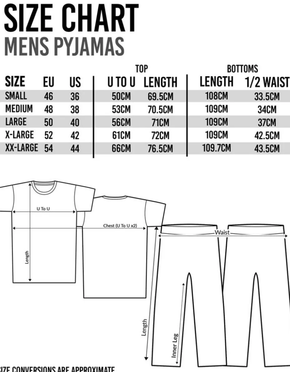 Marvel Mens Black Logo Short Sleeve Long Leg Pyjama Set