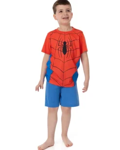 Marvel Spiderman Kids Blue Pyjamas 2 Pack (2-10 Years)