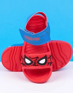 Marvel Spiderman Kids Red Sandals (Younger 6-12 Older)
