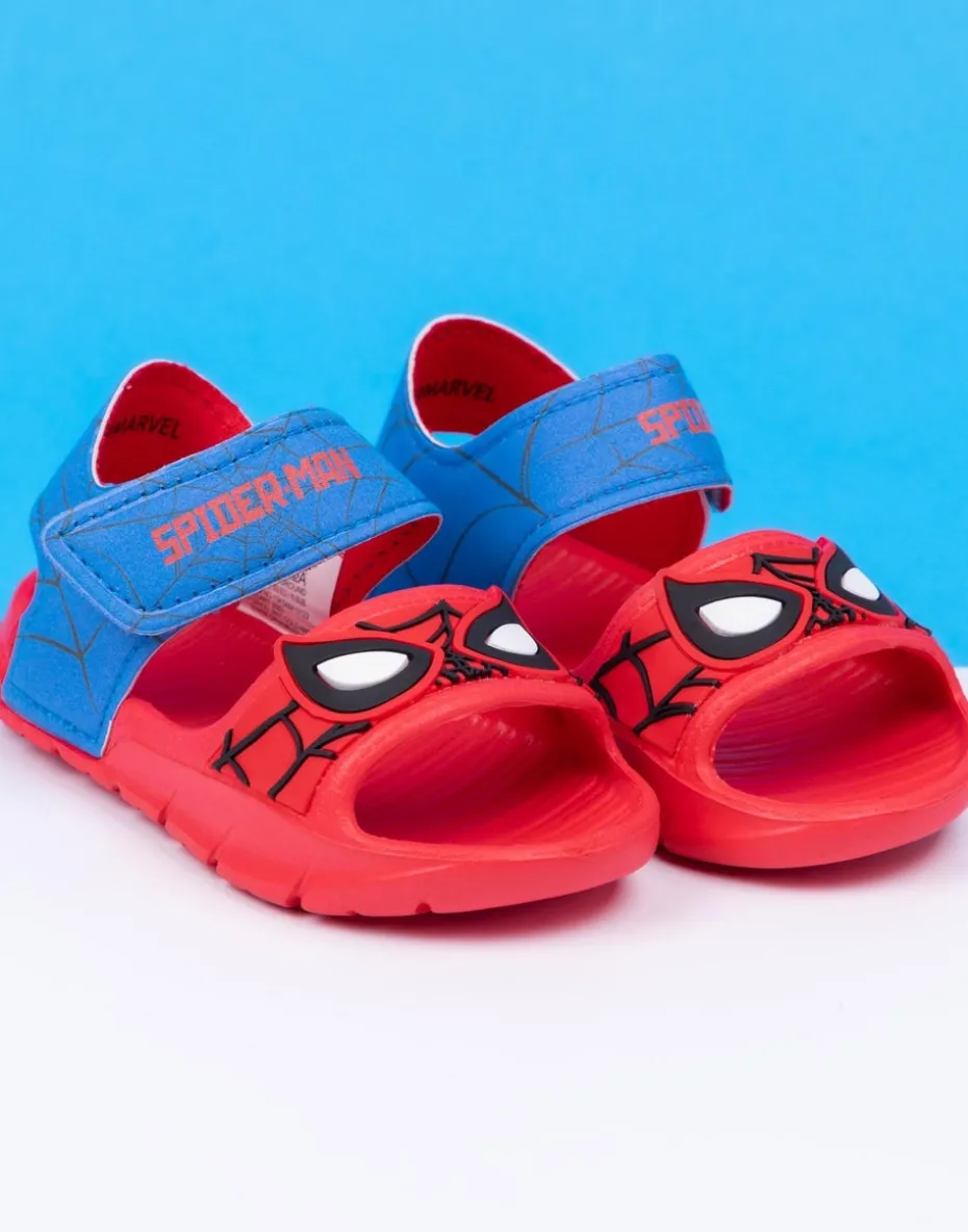 Marvel Spiderman Kids Red Sandals (Younger 6-12 Older)