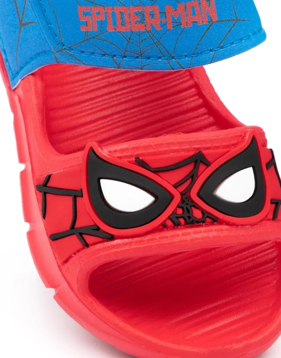 Marvel Spiderman Kids Red Sandals (Younger 6-12 Older)