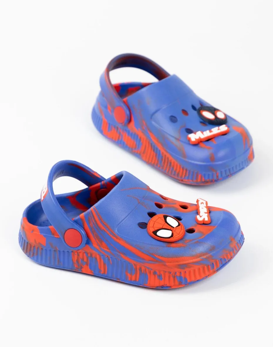 Marvel Spidey Kids Black Clogs (Younger 6-12 Older)