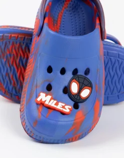 Marvel Spidey Kids Black Clogs (Younger 6-12 Older)