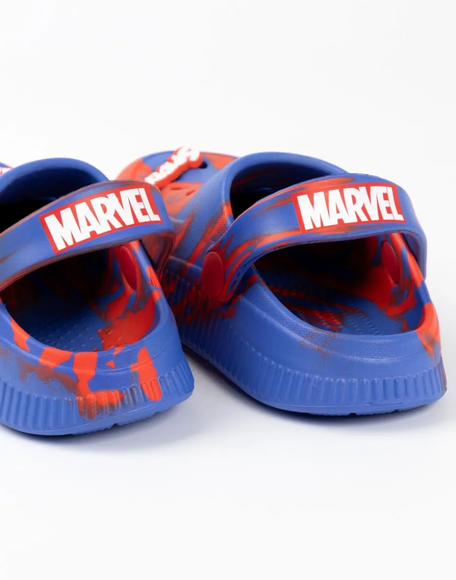 Marvel Spidey Kids Black Clogs (Younger 6-12 Older)