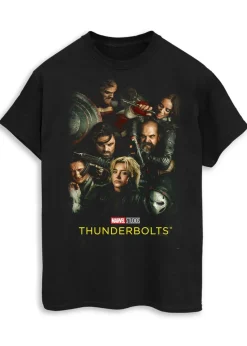 Marvel Thunderbolts* Poster Black Graphic T-Shirt