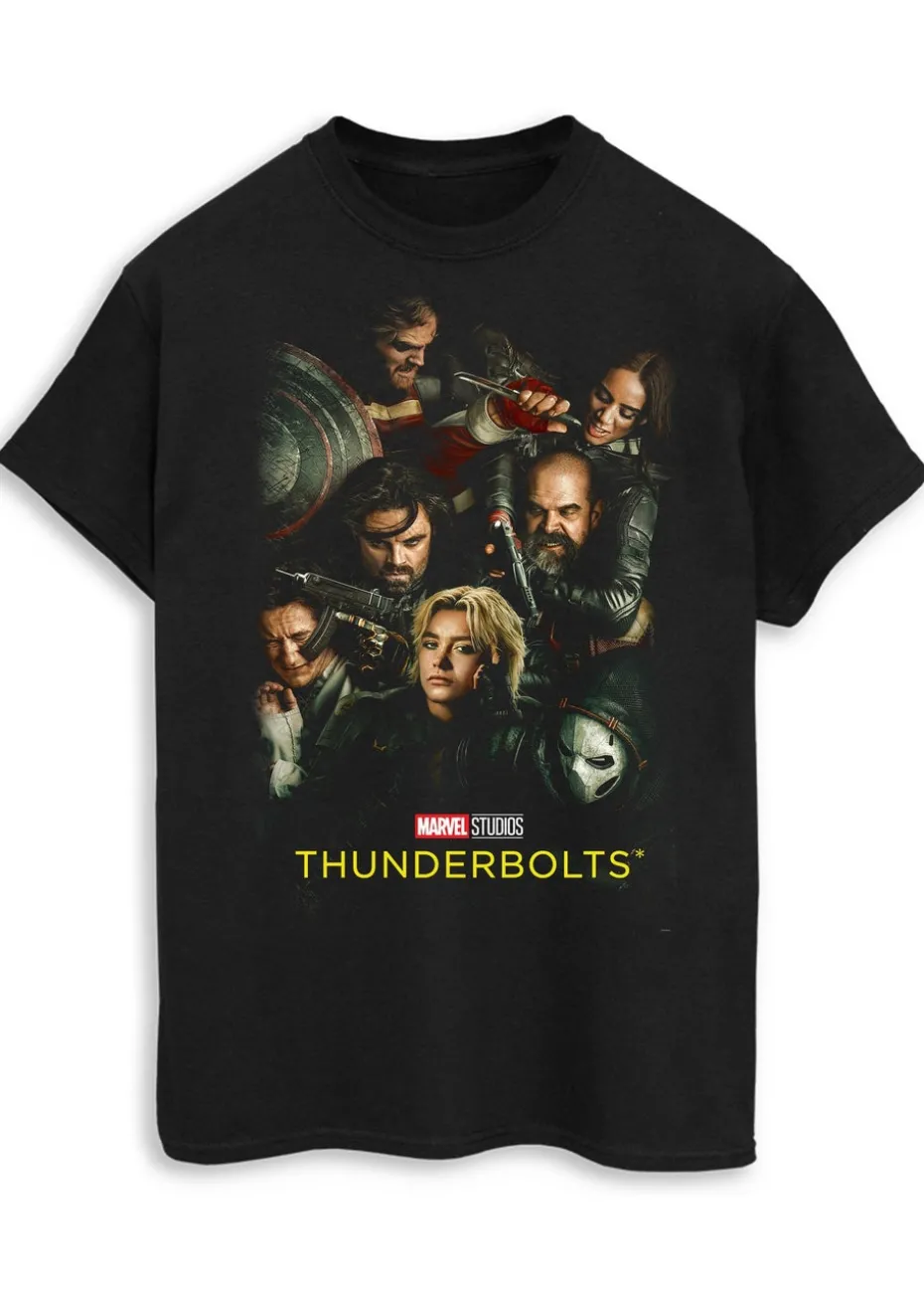 Marvel Thunderbolts* Poster Black Graphic T-Shirt