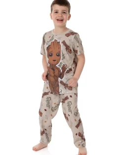Marvel Unisex Kids Brown Short Sleeve Long Leg Pyjama Set (2 - 10 Years)