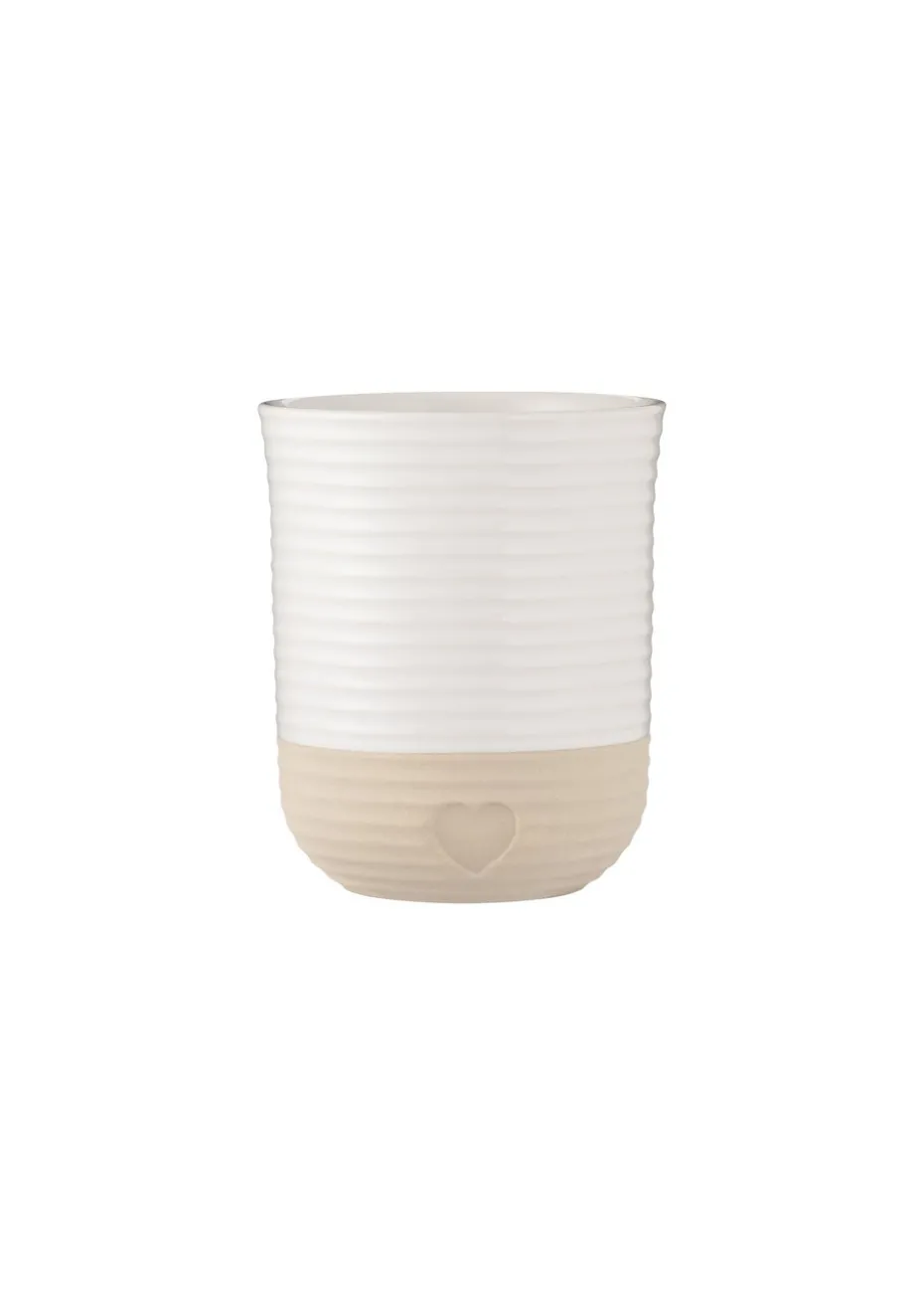 Mason Cash Cream Rustic Charm Utensil Jar