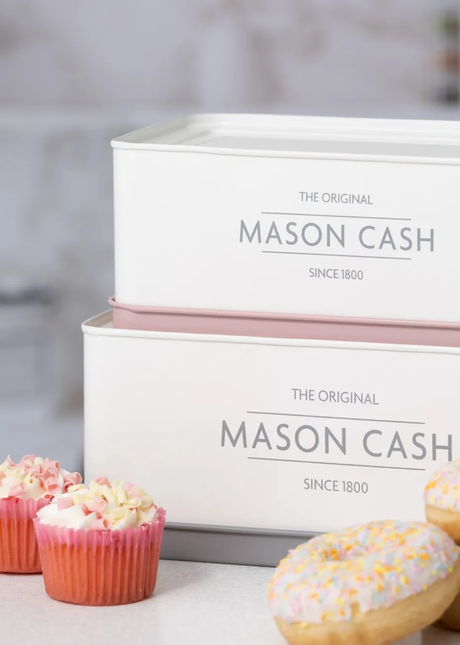 Mason Cash Innovative Kitchen Set of 2 Rectangular Tins