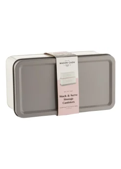 Mason Cash Innovative Kitchen Set of 2 Rectangular Tins