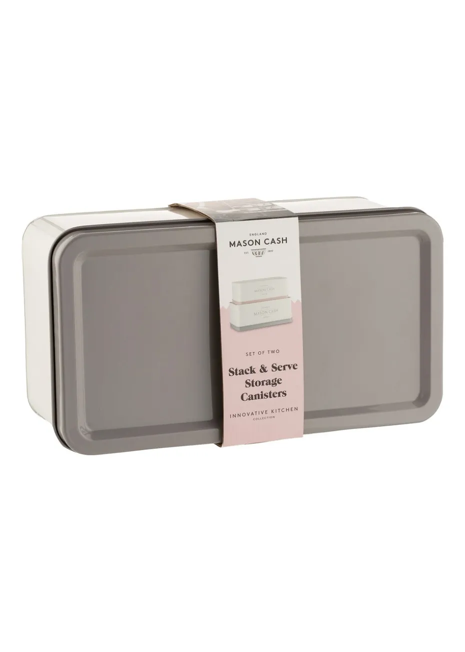 Mason Cash Innovative Kitchen Set of 2 Rectangular Tins