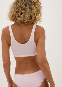 Menopause 2 Pack Pink & Navy Bralettes - M Tick Approved