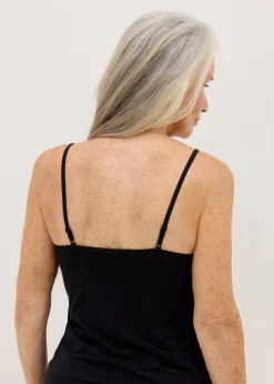 Menopause Black Cami Top - M Tick Approved