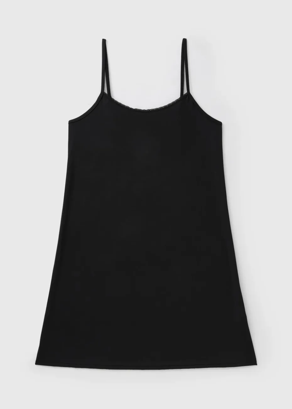 Menopause Black Slip Dress - M Tick Approved