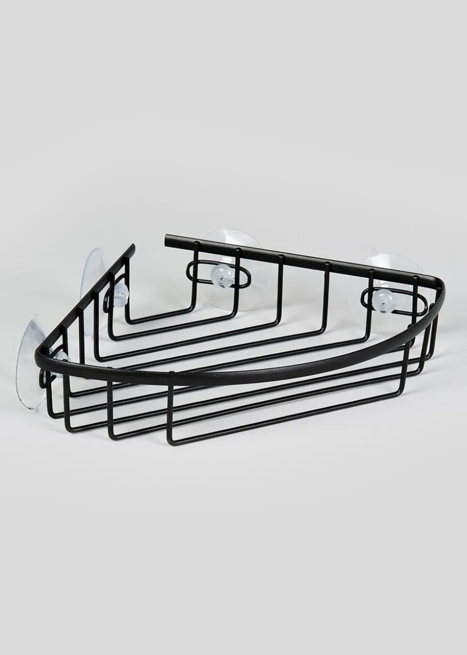 Metal Wire Corner Shower Shelf (25cm x 21cm)