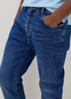 Mid Wash Slim Fit Jeans