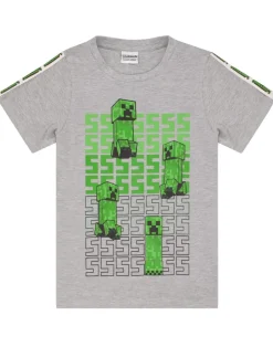 Minecraft Creeper Kids Shortie Green Pyjamas (5-14 Years)