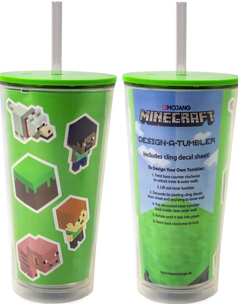 Minecraft Green Personalised Drinks Cup