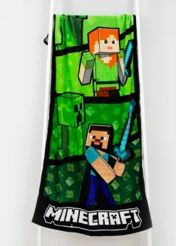 Minecraft Green Plater Beach Pool 100% Cotton Towel