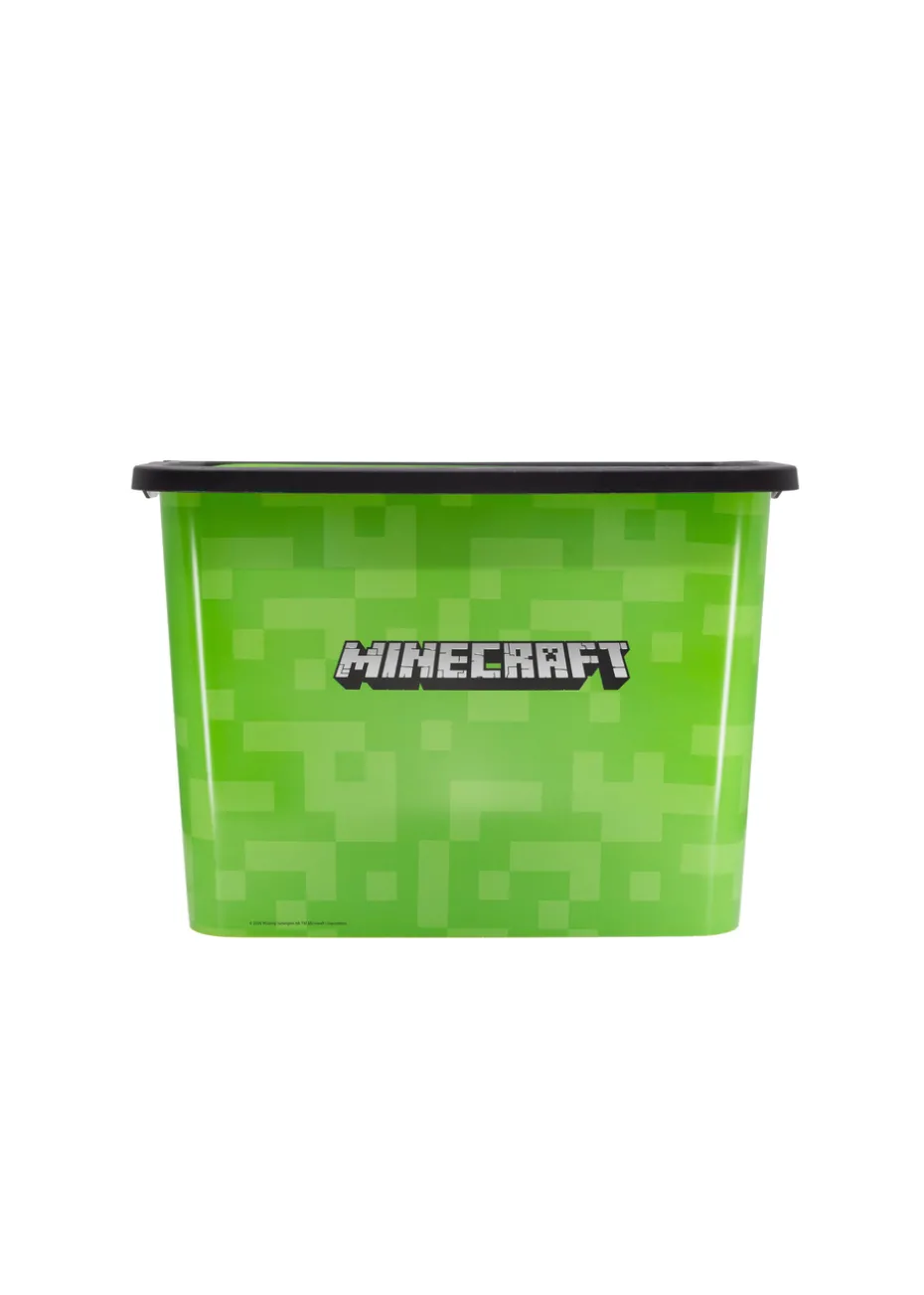 Minecraft Green Storage Box 23L Set of 2