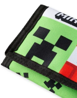 Minecraft Kids Green Creeper & TNT Strap Wallet